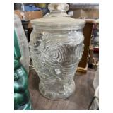 1 gallon Aztec design glass jar 1 gallon Aztec design glass jar