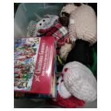 Christmas stuffed animals and puzzles Christmas stuffed animals and puzzles
