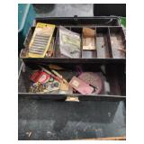 Tackle box with goodies Tackle box with goodies