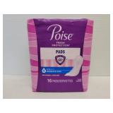 16pk Poise pads #4 moderate long 16pk Poise pads #4 moderate long