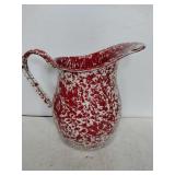 Splatter enamel pitcher Splatter enamel pitcher