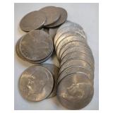 22 Eisenhower dollars all"D" (70 22 Eisenhower dollars all"D" (70