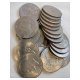 22 Eisenhower dollars all"D" (70 22 Eisenhower dollars all"D" (70