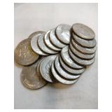 (20) Kennedy half dollars mixed yrs (20) Kennedy half dollars mixed yrs
