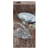 Decorative pig glass ware