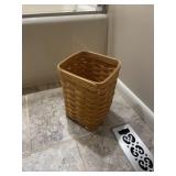 Longaberger trash receptacle
