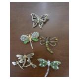 5 Bug Brooches