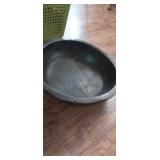 Decorative wooden bowl 16in diameter