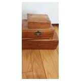 3 trinket boxes