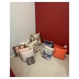 Collection of summer and seasonal pillows like