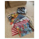 Lot of yard and American flags most brand new