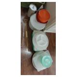 Tupperware containers and pitcher