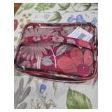 Vera Bradley Travel Cosmetic Set New