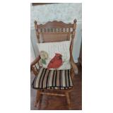 Oak Tell City rocking chair
