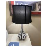 Glass decorative table lamp