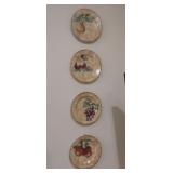Decrotive fruit pattern plates
