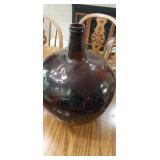Purple glass decorative jug