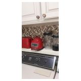 Kitchen Aid blender and bread toaster