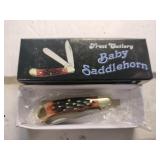 Frost Cutlery baby saddlehorn pocket knife