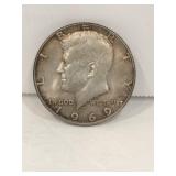 1969  Kennedy half dollar
