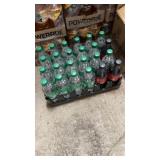 Sprite and Coca Cola plastic 20 fl oz bottles