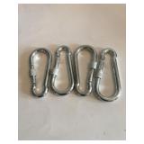 4-5 in carabiner spring loaded latch hook