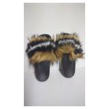 New Fluffy Slides Sandals size 9.5