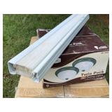 Mini blind & 2-pack 11in flush mount ceiling