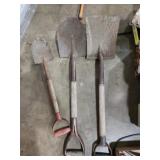 3 shovels 36 in