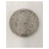 1900 Morgan silver dollar