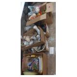 Toys trinkets, China wares , flatware,yarn and