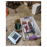 Large number phone, cord, basket,  Christmas