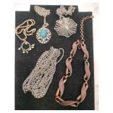 5  costume jewelry necklaces