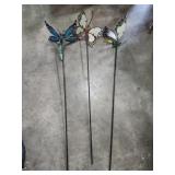 Garden art glass 36 in