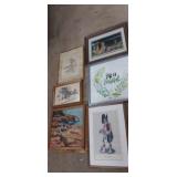 Framed artwork sizes very