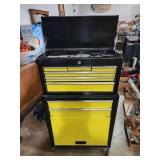 Tool chest 2 tier with wrench and socket set