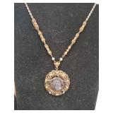 Vintage black face Cameo West Germany necklace