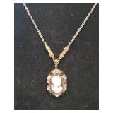 Vintage West Germany camo necklace