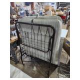 Roll away folding bed