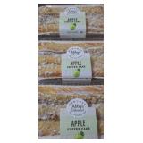 3 apple coffee cakes (these are in the deep