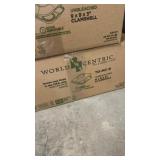 World centric TO-MC-9 unbleached 9x9x3 clamshells