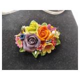 Vintage floral brooch