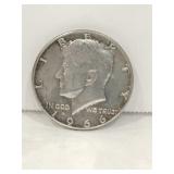 1966 Kennedy half dollar