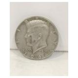 1966 Kennedy half dollar