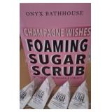 34ct box of champagne wishes foaming sugar scrub
