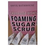 34ct box of champagne wishes foaming sugar scrub