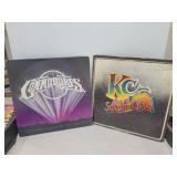 2 Record Albums LPs Vinyl Commodores, KC and the