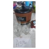 Honey pot bear , Glenmore drinking glasses , amd
