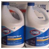 2 giant 121oz bottles of clorox concentrate