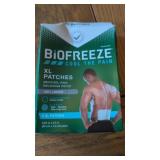 Biofreeze cl patches. 4 ct box